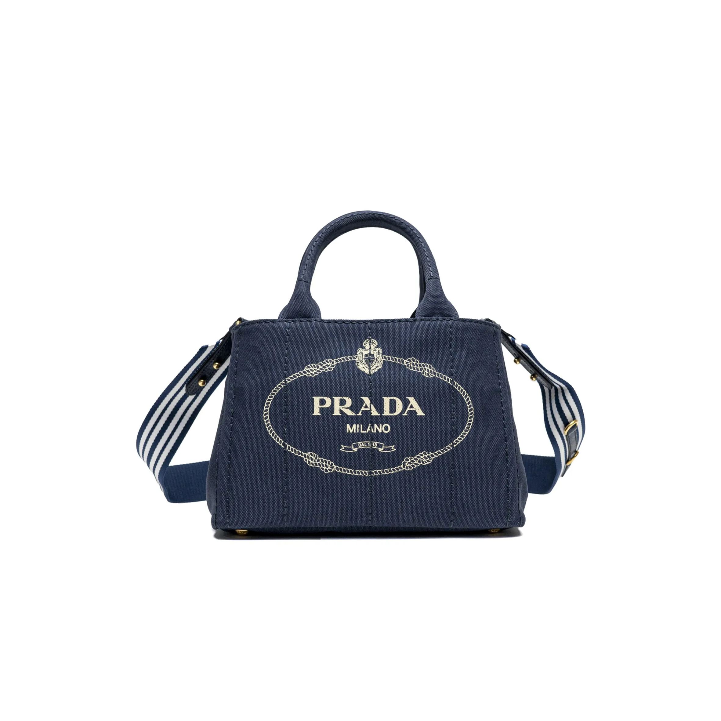 Pra*a denim handbag shoulder bag 1bg439 (28*20*15cm)